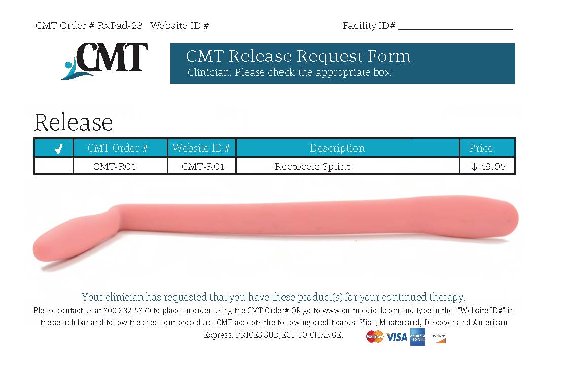 Pelvic Organ Prolapse Measuring Stick POP-QMs - CMT Medical