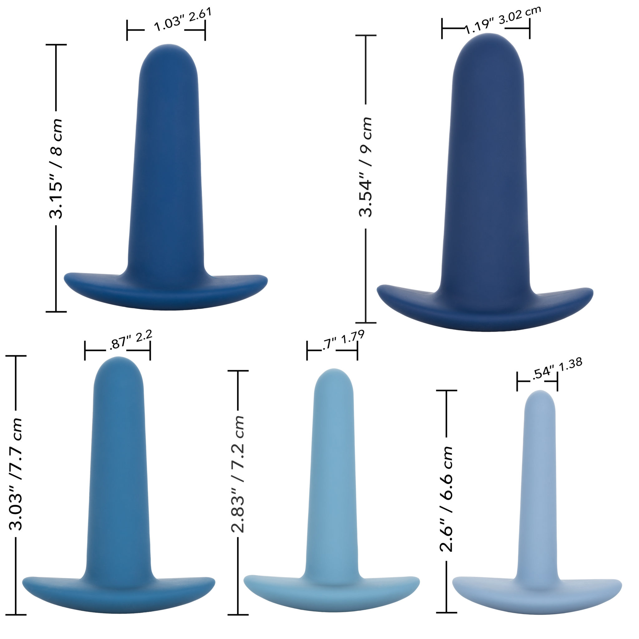 Theyology 5Piece Anal Dilators CMT Medical