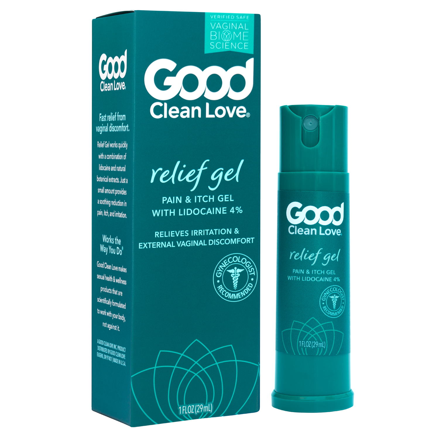 Good Clean Love - Relief Gel with Lidocaine - CMT Medical