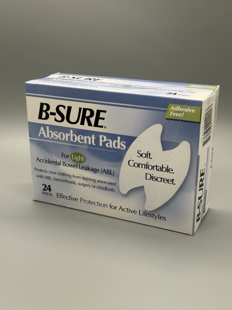BSURE Butterfly Absorbent Pads for Bowel Leakage CMT Medical